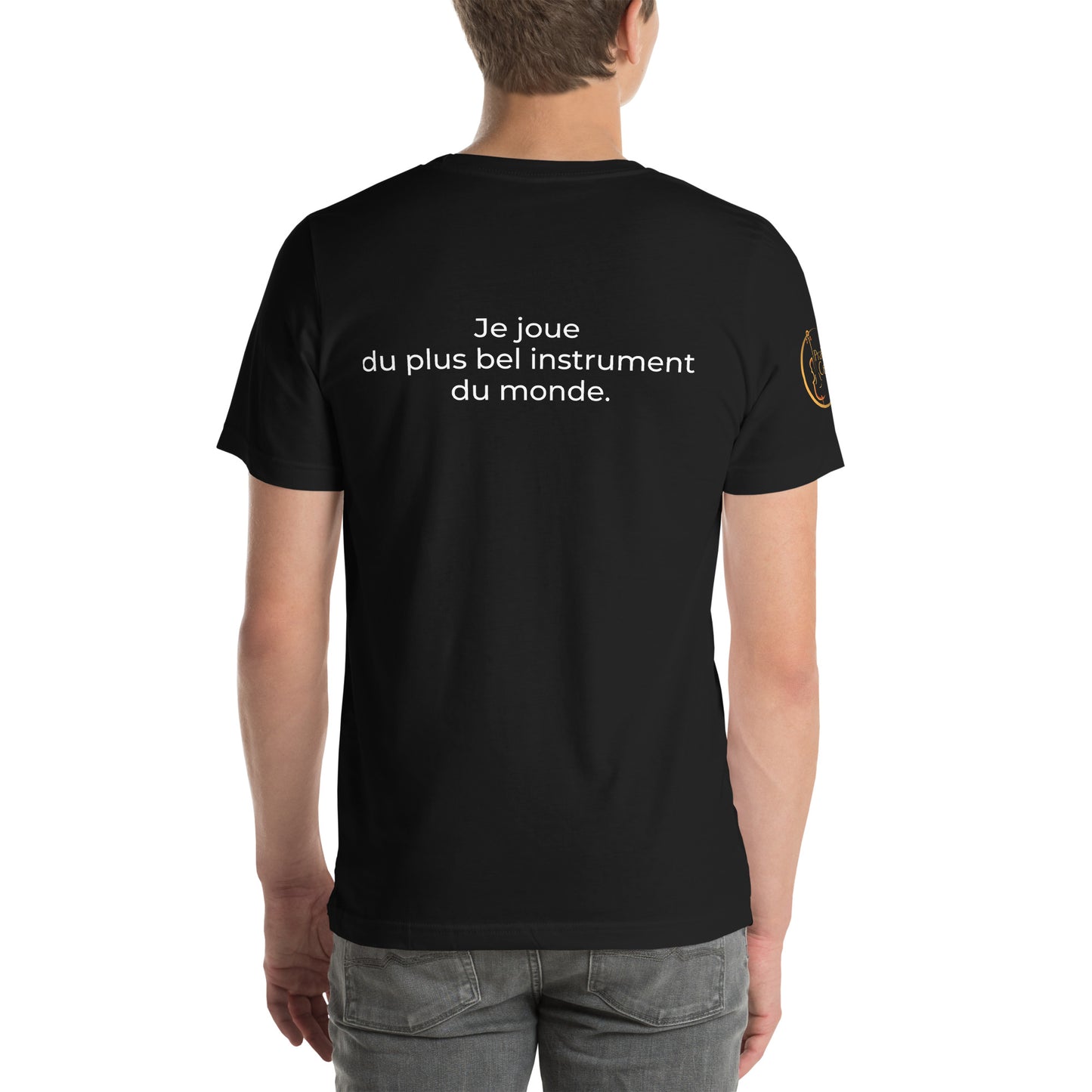 T-shirt unisexe Je suis violoncelliste