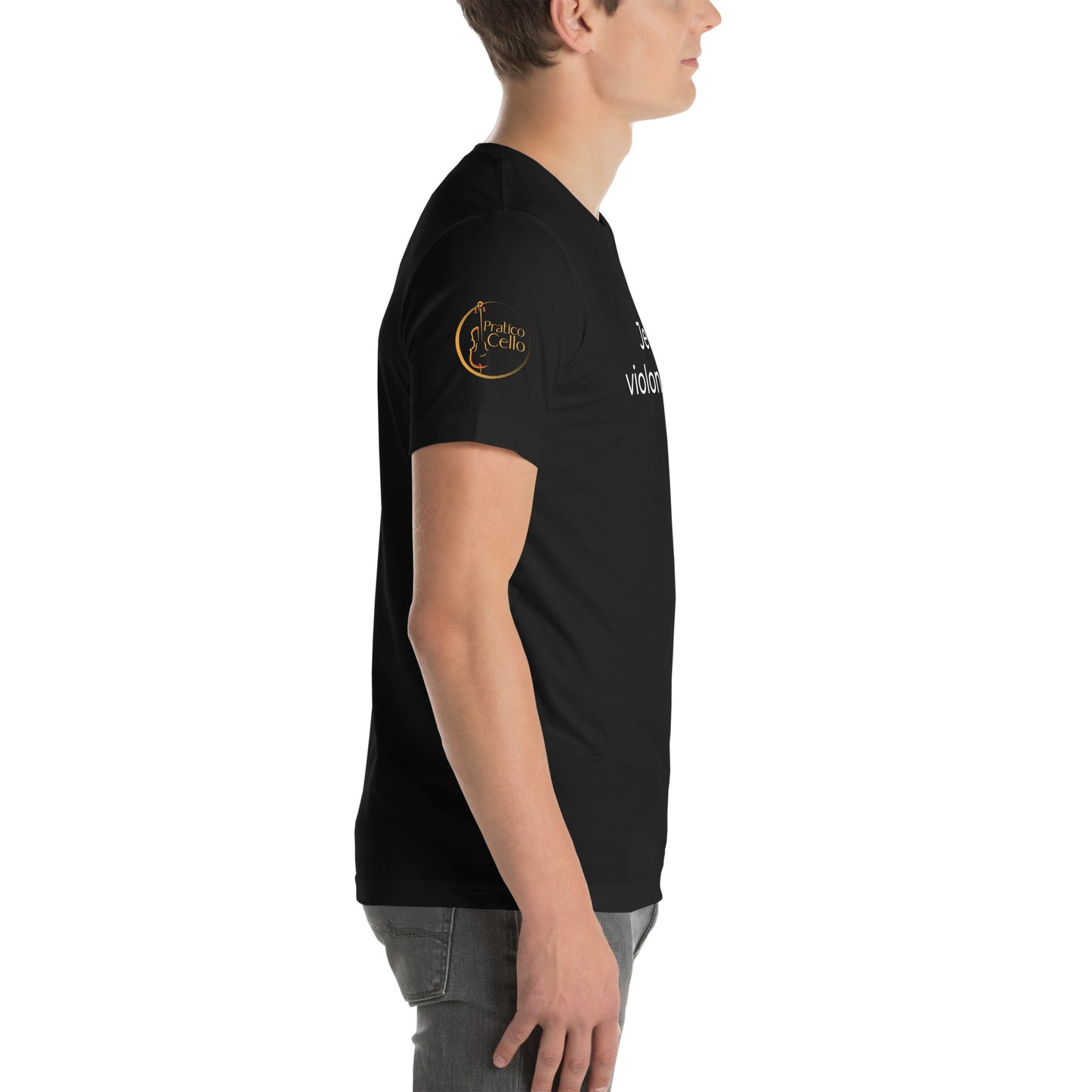 T-shirt unisexe Je suis violoncelliste