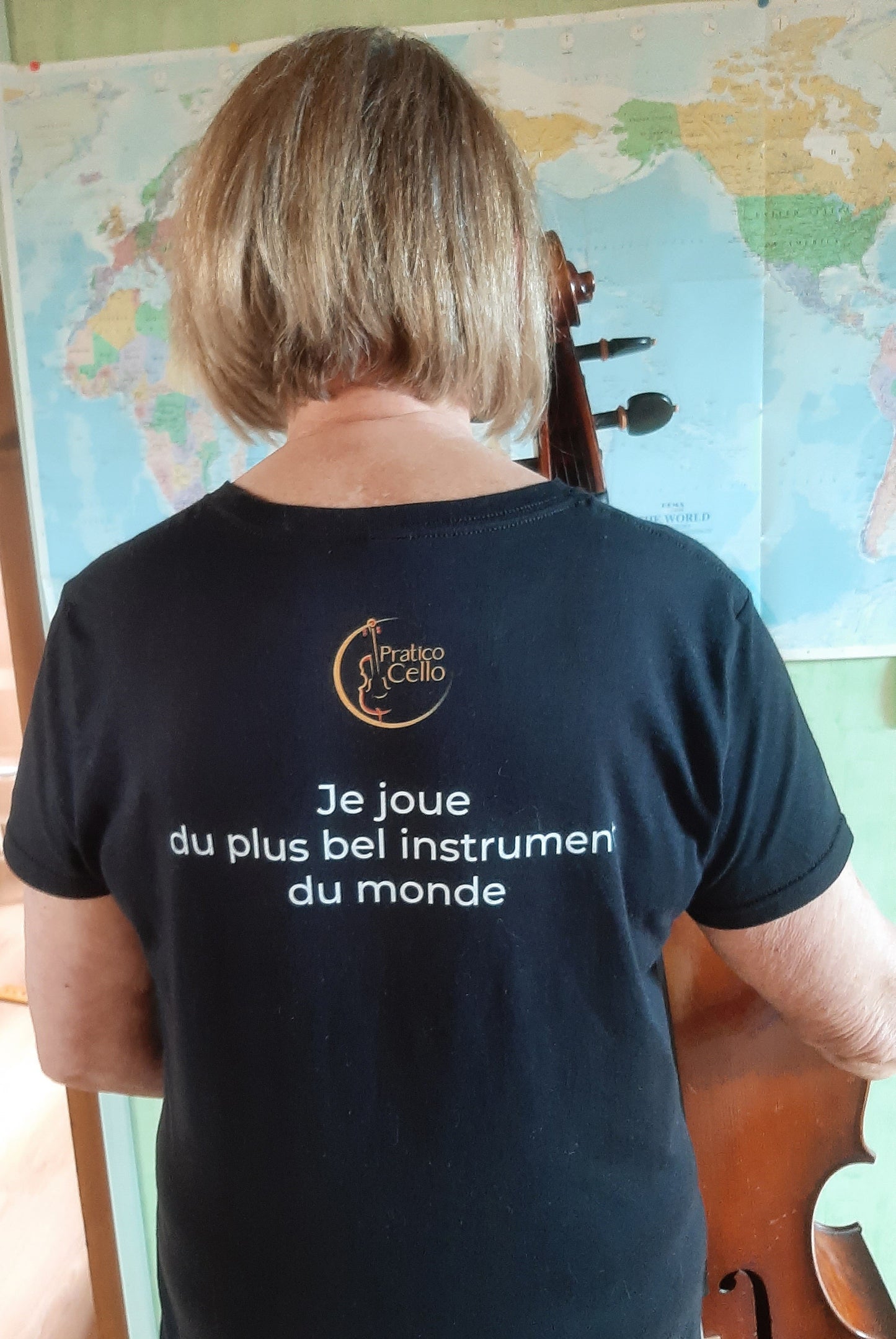 T-shirt pour femme Je suis violoncelliste