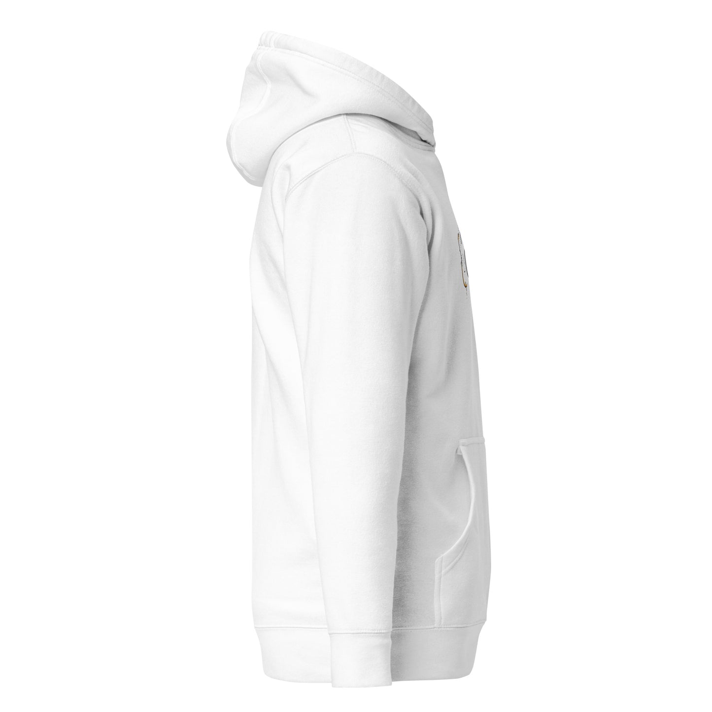 Hoodie unisexe avec logo de PraticoCello Blanc