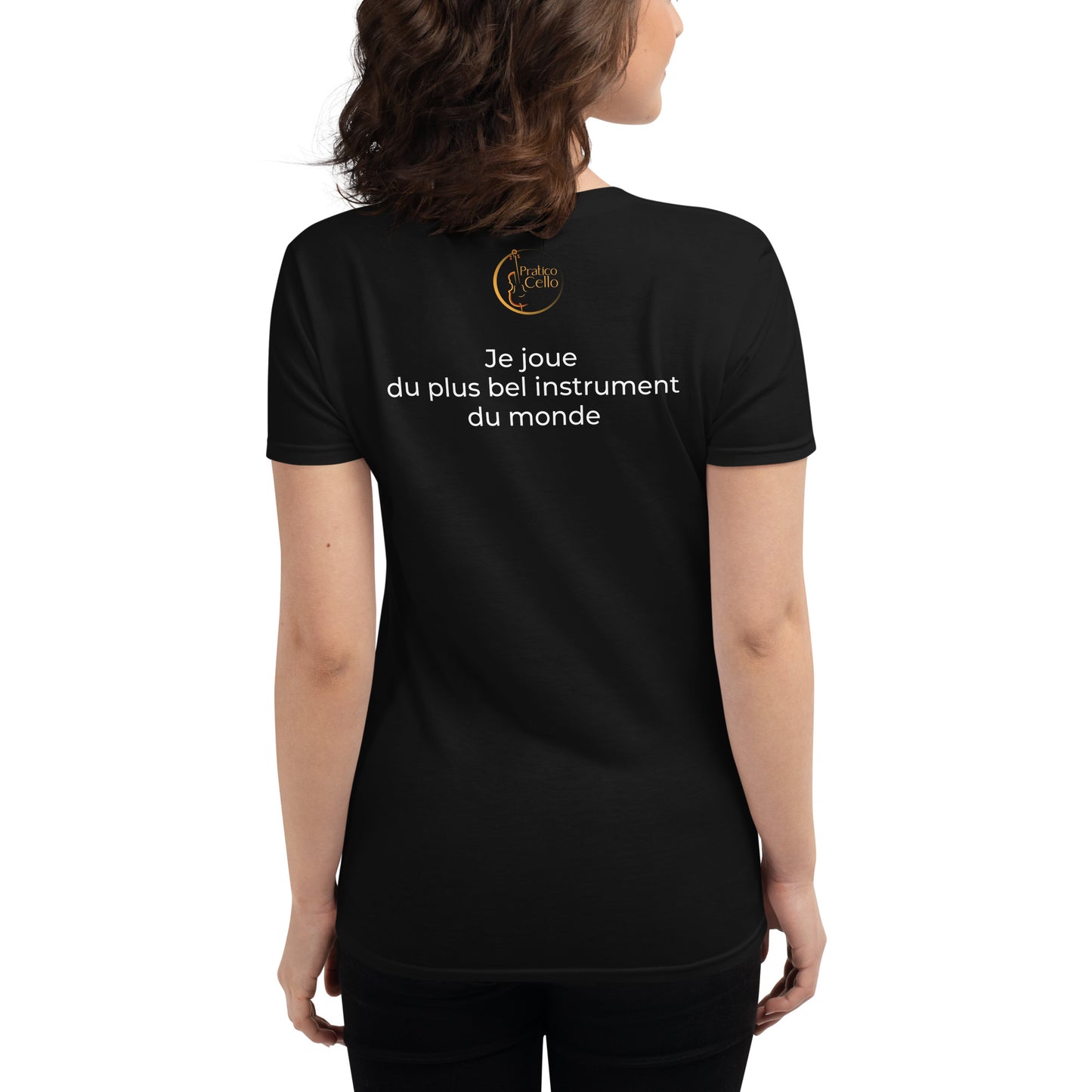 T-shirt pour femme Je suis violoncelliste